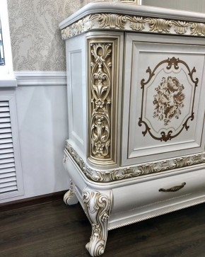 Комод с Зеркалом Алсу (белый глянец) в Асбесте - asbest.ok-mebel.com | фото 9