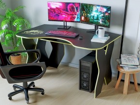 Компьютерный стол КЛ №9.0 (Черный/Желтый) в Асбесте - asbest.ok-mebel.com | фото 2