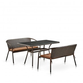 Комплект мебели из иск. ротанга T286A/S139A-W53 Brown в Асбесте - asbest.ok-mebel.com | фото 2