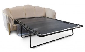 Комплект мягкой мебели Lara 3-1-1 с раскладным механизмом (бежевый/золото) в Асбесте - asbest.ok-mebel.com | фото 3