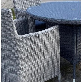 Комплект плетеной мебели AM-395C/T395 Grey 4Pcs (4+1) в Асбесте - asbest.ok-mebel.com | фото 2