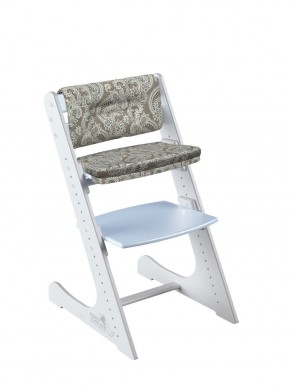 Комплект растущий стул и подушки Конёк Горбунёк Комфорт  (Бело-небесный, Арабика) в Асбесте - asbest.ok-mebel.com | фото 1