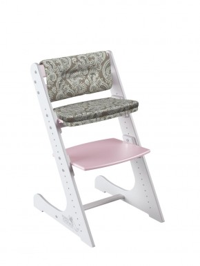 Комплект растущий стул и подушки Конёк Горбунёк Комфорт  (Бело-сакура, Арабика) в Асбесте - asbest.ok-mebel.com | фото
