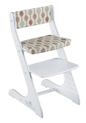 Комплект растущий стул и подушки Конёк Горбунёк Стандарт (Белый, Капелька) в Асбесте - asbest.ok-mebel.com | фото