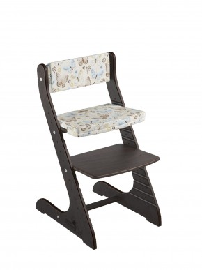 Комплект растущий стул и подушки Конёк Горбунёк Стандарт (Венге, Бабочки) в Асбесте - asbest.ok-mebel.com | фото 1