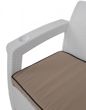 Комплект уличной мебели Yalta Premium Terrace Triple Set (Ялта) белый (+подушки под спину) в Асбесте - asbest.ok-mebel.com | фото 5