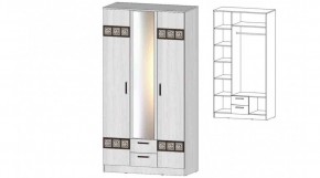 КОСТА-РИКА Шкаф 3-х створчатый (анкор светлый) в Асбесте - asbest.ok-mebel.com | фото