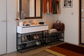 КРАФТ 2 Обувница (белый) в Асбесте - asbest.ok-mebel.com | фото