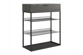 КРАШ Обувница (графит) в Асбесте - asbest.ok-mebel.com | фото
