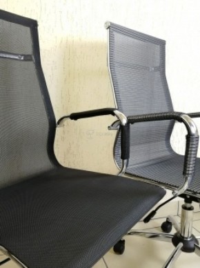 Кресло Barneo K-111H для персонала (черная сетка) в Асбесте - asbest.ok-mebel.com | фото 2