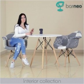 Кресло Barneo N-14 Patchwork черно-белый в Асбесте - asbest.ok-mebel.com | фото 3