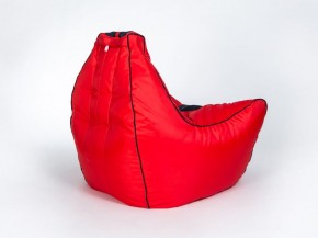 Кресло бескаркасное Авто (Красное с черной полосой) в Асбесте - asbest.ok-mebel.com | фото 3