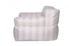 Кресло бескаркасное Уют полоса (Молочный) в Асбесте - asbest.ok-mebel.com | фото 3