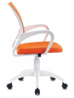 Кресло BRABIX "Fly MG-396W", пластик белый, сетка, оранжевое, 532401, MG-396W_532401 в Асбесте - asbest.ok-mebel.com | фото 3