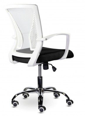 Кресло BRABIX "Wings MG-306" (пластик белый, хром, сетка, серое/черное) 532010 в Асбесте - asbest.ok-mebel.com | фото 4