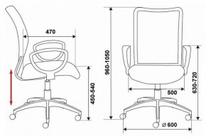 Кресло Бюрократ CH-599AXSN/TW-11 чёрный в Асбесте - asbest.ok-mebel.com | фото 3