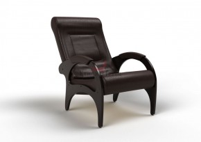 Кресло для отдыха Римини 19-К-В (экокожа/венге) ВЕНГЕ в Асбесте - asbest.ok-mebel.com | фото 1