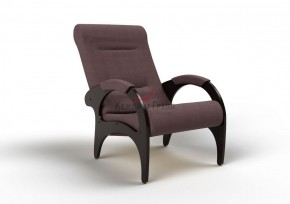 Кресло для отдыха Римини 19-Т-КМ (ткань/венге) КОФЕ С МОЛОКОМ в Асбесте - asbest.ok-mebel.com | фото 1