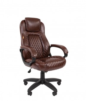 Кресло для руководителя  CHAIRMAN 432 (Экокожа коричневая) в Асбесте - asbest.ok-mebel.com | фото