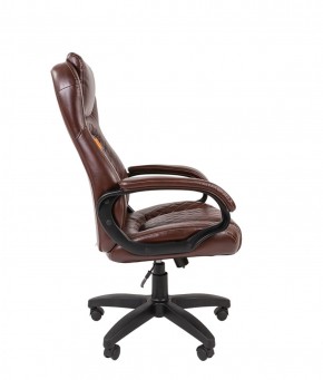 Кресло для руководителя  CHAIRMAN 432 (Экокожа коричневая) в Асбесте - asbest.ok-mebel.com | фото 3