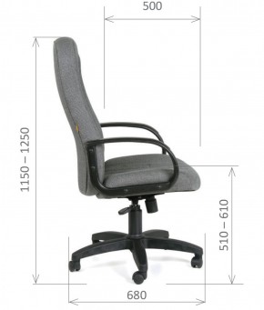 Кресло для руководителя  CHAIRMAN 685 СТ (ткань стандарт 10-356 черная) в Асбесте - asbest.ok-mebel.com | фото 6