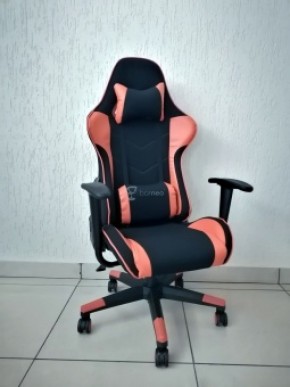 Кресло геймерское Barneo K-50 (черная сетка оранжевые вставки) в Асбесте - asbest.ok-mebel.com | фото