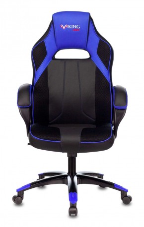 Кресло игровое Бюрократ VIKING 2 AERO BLUE черный/синий в Асбесте - asbest.ok-mebel.com | фото 2