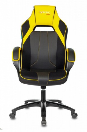 Кресло игровое Бюрократ VIKING 2 AERO YELLOW черный/желтый в Асбесте - asbest.ok-mebel.com | фото 2
