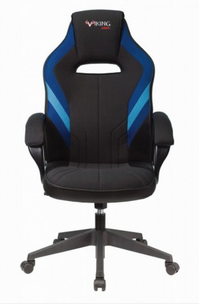 Кресло игровое Бюрократ VIKING 3 AERO BLUE черный/синий в Асбесте - asbest.ok-mebel.com | фото 2