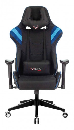 Кресло игровое Бюрократ VIKING 4 AERO BLUE черный/синий в Асбесте - asbest.ok-mebel.com | фото 3
