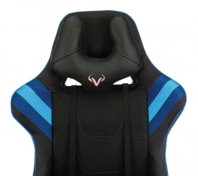 Кресло игровое Бюрократ VIKING 4 AERO BLUE черный/синий в Асбесте - asbest.ok-mebel.com | фото 6