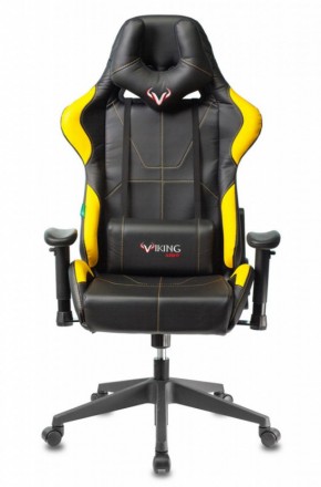 Кресло игровое Бюрократ VIKING 5 AERO YELLOW черный/желтый в Асбесте - asbest.ok-mebel.com | фото 3
