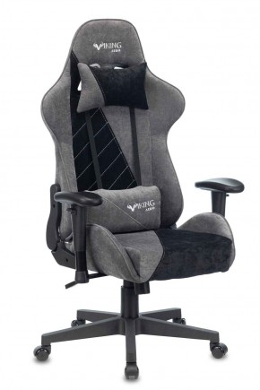 Кресло игровое Бюрократ VIKING X VIKING X BLACK Fabric серый/черный в Асбесте - asbest.ok-mebel.com | фото