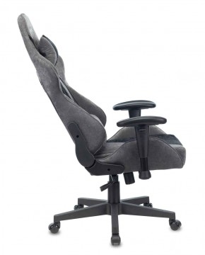 Кресло игровое Бюрократ VIKING X VIKING X BLACK Fabric серый/черный в Асбесте - asbest.ok-mebel.com | фото 2