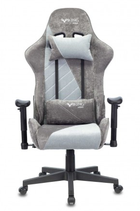 Кресло игровое Бюрократ VIKING X VIKING X GREY Fabric серый/серо-голубой в Асбесте - asbest.ok-mebel.com | фото 3
