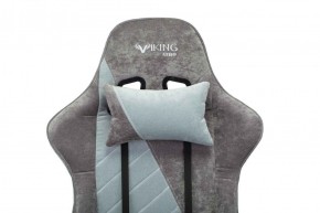 Кресло игровое Бюрократ VIKING X VIKING X GREY Fabric серый/серо-голубой в Асбесте - asbest.ok-mebel.com | фото 5