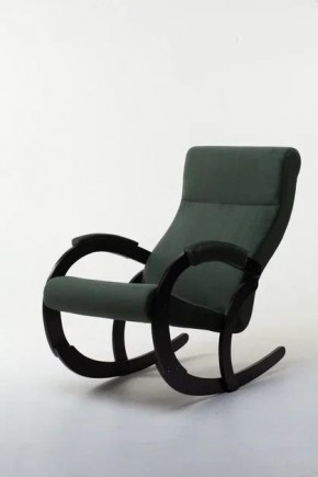 Кресло-качалка КОРСИКА 34-Т-AG (зеленый) в Асбесте - asbest.ok-mebel.com | фото 1