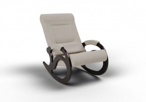 Кресло-качалка Вилла 11-Т-КМ (ткань/венге) КОФЕ С МОЛОКОМ в Асбесте - asbest.ok-mebel.com | фото
