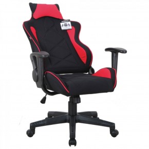 Кресло компьютерное BRABIX GT Racer GM-101 + подушка (ткань) черное/красное (531820) в Асбесте - asbest.ok-mebel.com | фото 4
