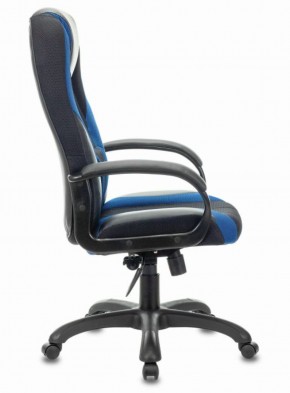 Кресло компьютерное BRABIX PREMIUM "Rapid GM-102" (экокожа/ткань, черное/синее) 532106 в Асбесте - asbest.ok-mebel.com | фото 3