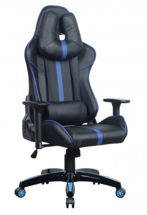 Кресло компьютерное BRABIX "GT Carbon GM-120" (черное/синее) 531930 в Асбесте - asbest.ok-mebel.com | фото 1