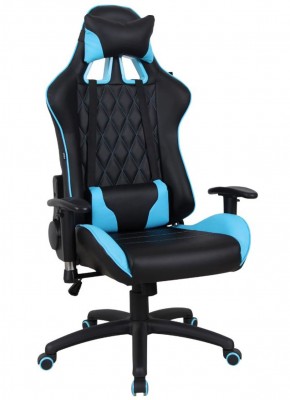 Кресло компьютерное BRABIX "GT Master GM-110" (черное/голубое) 531928 в Асбесте - asbest.ok-mebel.com | фото