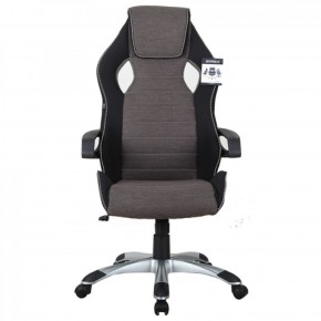 Кресло компьютерное BRABIX Techno GM-002 (ткань) черное/серое, вставки белые (531815) в Асбесте - asbest.ok-mebel.com | фото 3