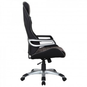 Кресло компьютерное BRABIX Techno GM-002 (ткань) черное/серое, вставки белые (531815) в Асбесте - asbest.ok-mebel.com | фото 4