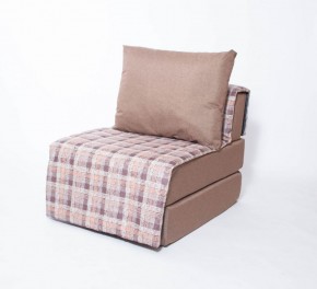 Кресло-кровать бескаркасное Харви (коричневый-квадро беж) в Асбесте - asbest.ok-mebel.com | фото