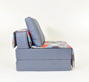 Кресло-кровать бескаркасное Харви (серый-геометрия слейт) в Асбесте - asbest.ok-mebel.com | фото 2
