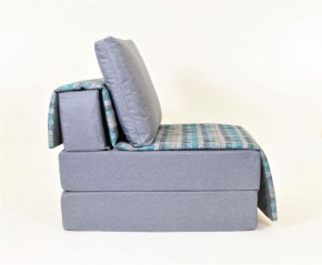 Кресло-кровать бескаркасное Харви (серый-квадро азур) в Асбесте - asbest.ok-mebel.com | фото 2