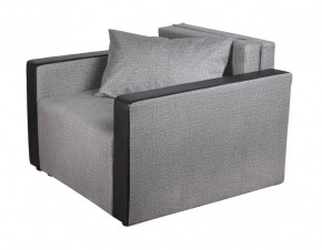 Кресло-кровать Милена с подлокотниками (серый) Велюр в Асбесте - asbest.ok-mebel.com | фото 1