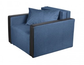 Кресло-кровать Милена с подлокотниками (синий) Велюр в Асбесте - asbest.ok-mebel.com | фото