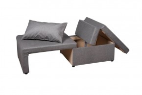 Кресло-кровать Милена (серый) Велюр в Асбесте - asbest.ok-mebel.com | фото 3